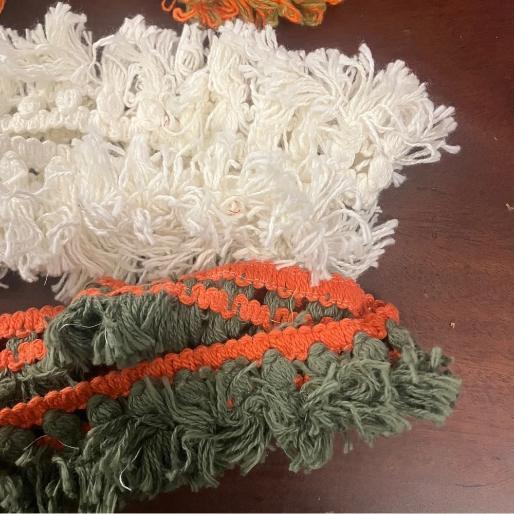 Lot of 6 Vintage Woven Trim Pieces Sewing Supplies Craft